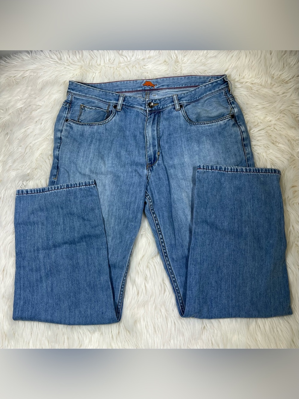 Tommy Bahama Cayman Island Relaxed Jeans Men’s 38x30 Light Wash Denim